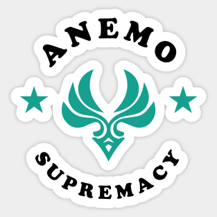 Anemo supremacy - Genshin Impact Sticker